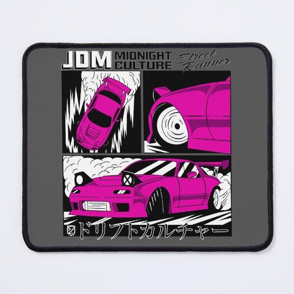 Item preview, NA Miata Drifting Comic Book Spread (Pink) designed and sold by Demetros Design Studio.