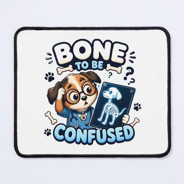 Item preview, Bone to Be Confused – Funny Veterinary Radiology Dog designed and sold by Bettybee00.