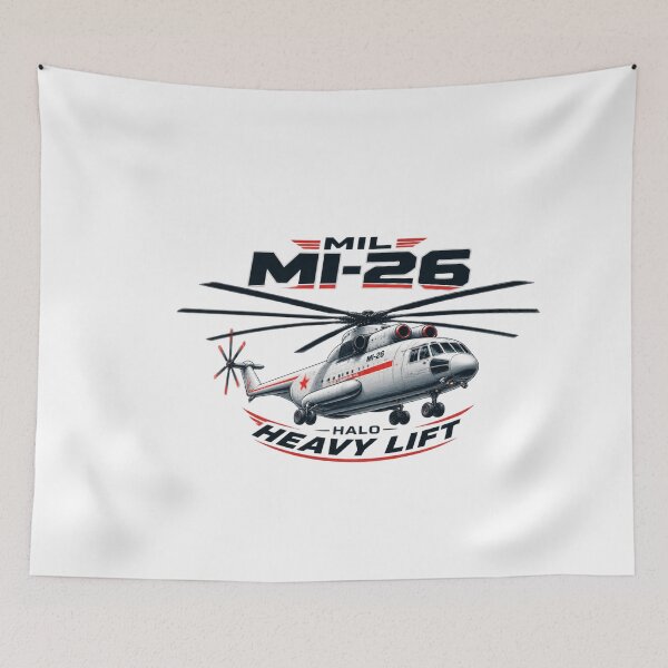 Item preview, Giant Cargo Transport Heavy Lift Russian Helicopter Illustration designed and sold by IRON WINGS /USAF.