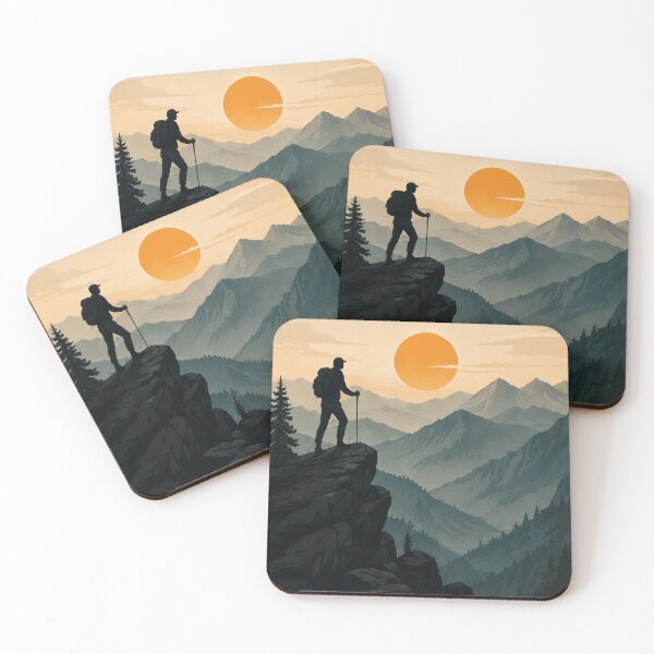 Item preview, The Best View Comes After the Hardest Climb – Motivational Hiking Poster designed and sold by Watchyyy.