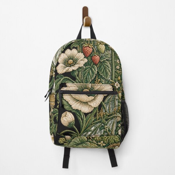 Item preview, Victorian Greenhouse Embroidery – Botanical Cottagecore Garden Art designed and sold by Emoji Emblems.
