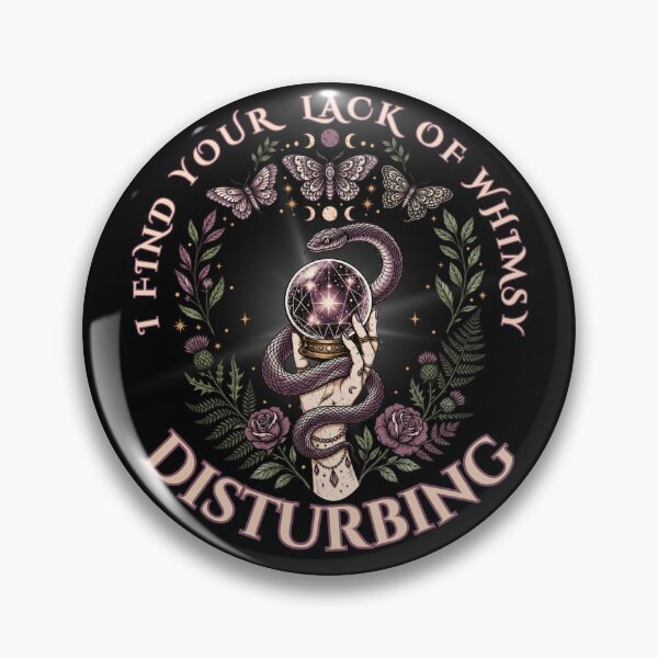 Item preview, I Find Your Lack Of Whimsy Disturbing Mystical Crystal Ball designed and sold by GibasVisuals.