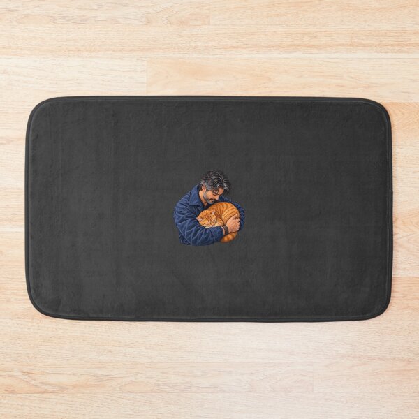Item preview, Ginger Cat Dad – Heartfelt Cat Lover Illustration designed and sold by WAJIHLZ.
