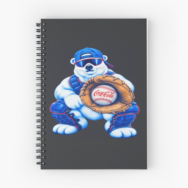 Item preview, Retro Polar Bear Baseball Catcher designed and sold by POD DYNASTY | Original Print On Demand T-Shirt Graphics.