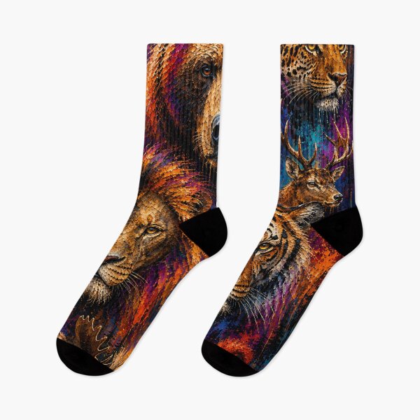Item preview, Abstract Wild Kingdom Wildlife Portraits designed and sold by Qenlo.