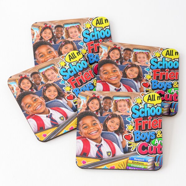 Artikelvorschau, All My School Bus Friends — Boys & Girls Are Cute! entworfen und verkauft von New Wave Artworks & Odds &Ends.