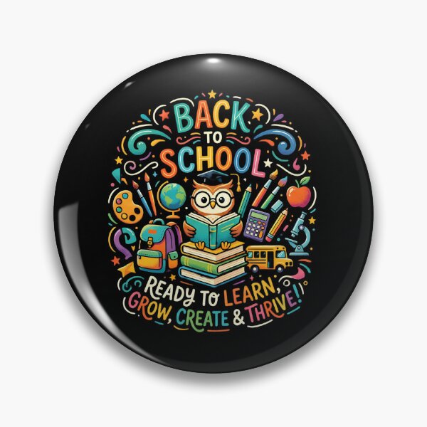 Item preview, Back to School Smart Owl - Ready to Learn, Grow, Create & Thrive designed and sold by UrbaneVibeCo.