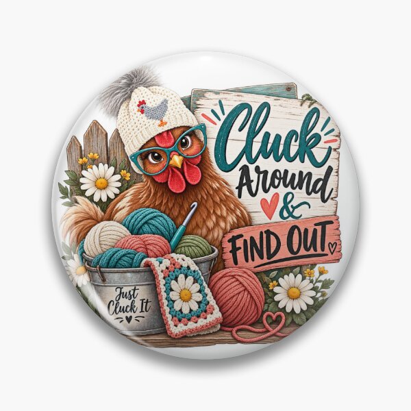Item preview, Cluck Around and Find Out Crochet designed and sold by SASS-Crochet.