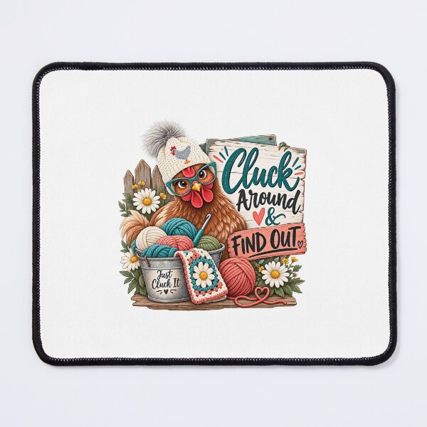 Item preview, Cluck Around and Find Out Crochet designed and sold by SASS-Crochet.