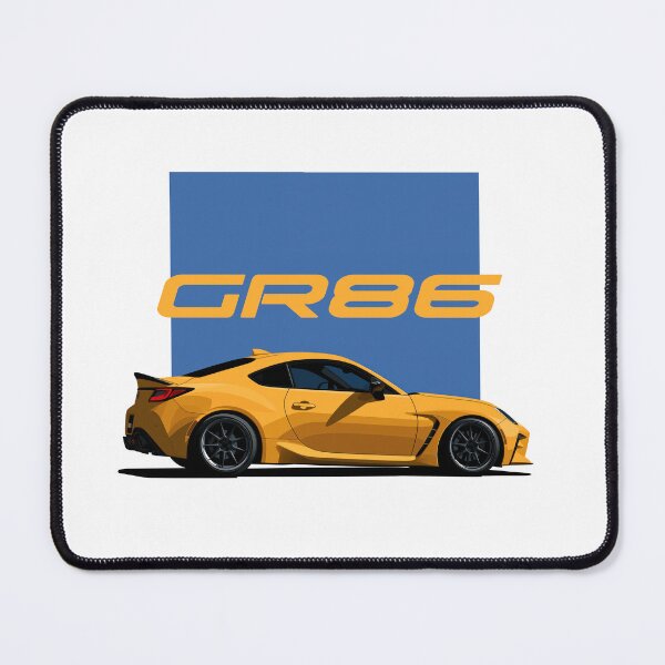 Item preview, GR86 yellow illustration designed and sold by blackdogshop.