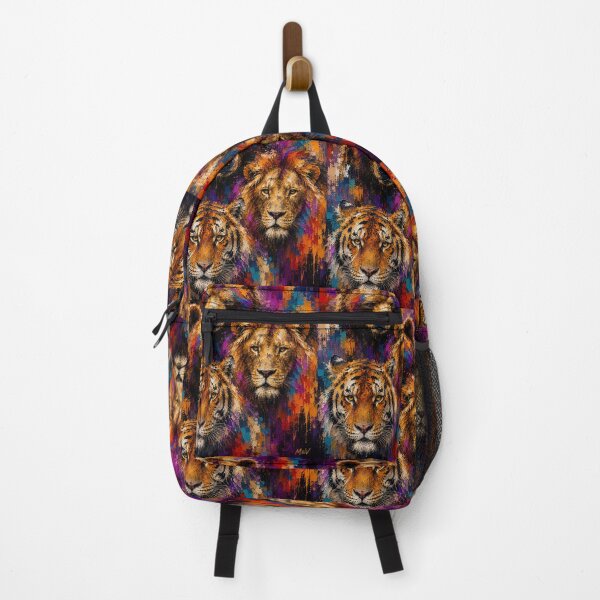 Item preview, Abstract Bear Lion Tiger Wildlife Art designed and sold by Qenlo.