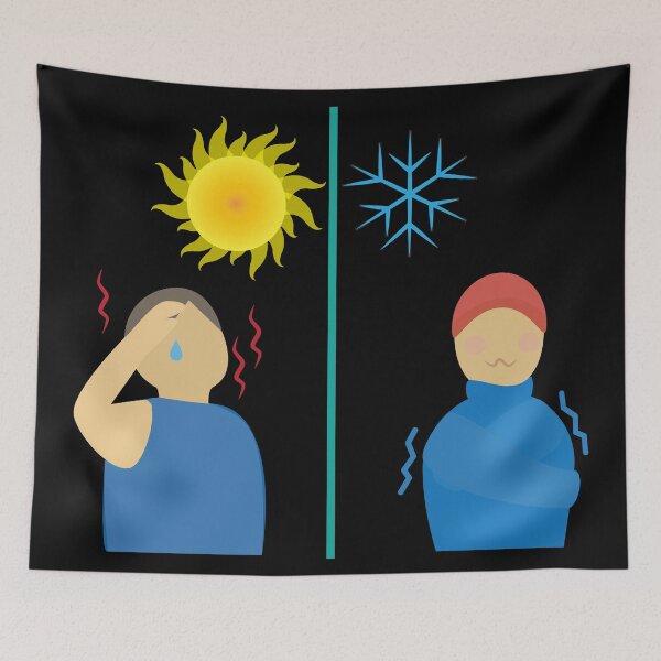 Item preview, Too Hot Too Cold designed and sold by ROSE ANN BANILAR.