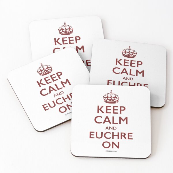Item preview, Keep Calm Euchre On designed and sold by Euchreverse.