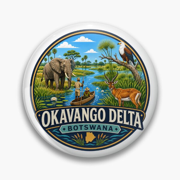 Item preview, Okavango Delta, Botswana - Wildlife Safari Design designed and sold by Myra365Art.