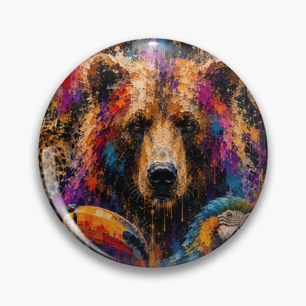 Item preview, Colorful Abstract Mixed Wildlife Portraits designed and sold by Qenlo.