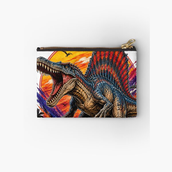 Item preview, Spinosaurus Retro Synthwave Aquatic Predator designed and sold by JonelleTshirts.