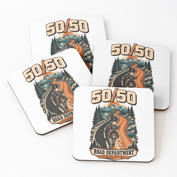 Item preview, 50 50 Road Department Dual Sport Motorcycle Design designed and sold by TorqueTheoryLab.
