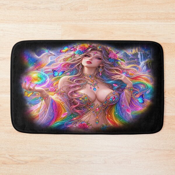 Item preview, Rainbow Enchantress – Goddess of Color and Magic designed and sold by TroviTutto.