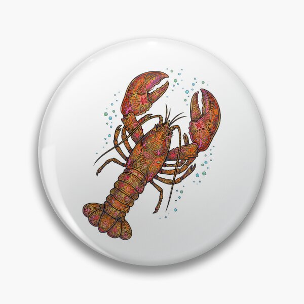 Item preview, LOBSTER, OCEAN ART, MARINE CREATURE, BOHO, BOHEMIAN DESIGN designed and sold by classic car craze.