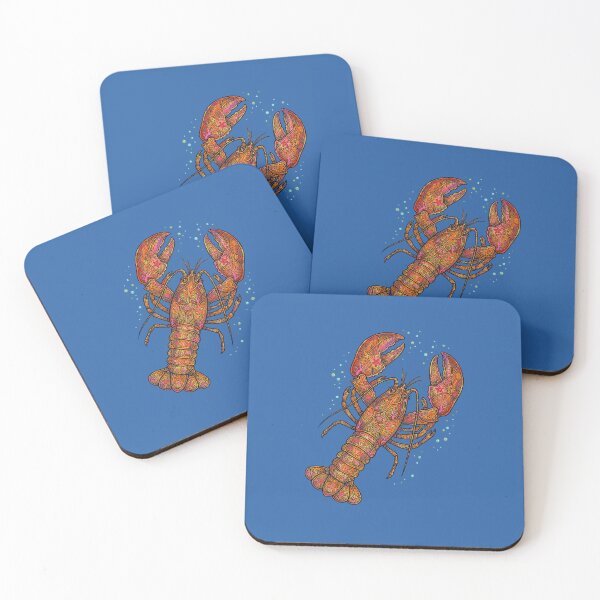 Item preview, LOBSTER, OCEAN ART, MARINE CREATURE, BOHO, BOHEMIAN DESIGN designed and sold by classic car craze.