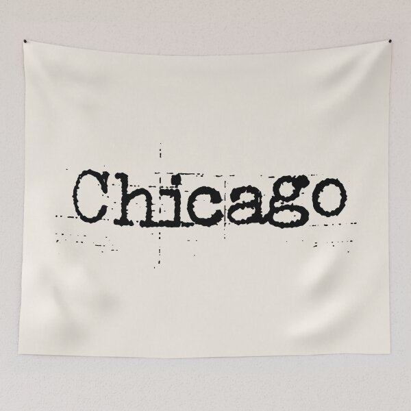Item preview, Chicago City Distressed Text Grunge Retro Minimalist Typography designed and sold by FemmePod.