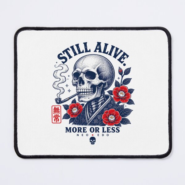 Item preview, Still Alive – Skeleton & Camellia designed and sold by Neo Edo Studio.