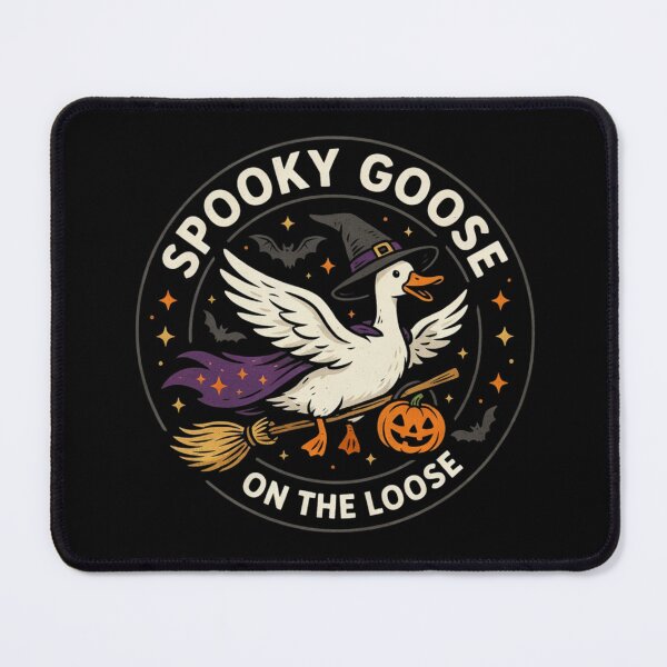 Item preview, Spooky Goose on the Loose Witch Broom Halloween  designed and sold by ZACK ART.