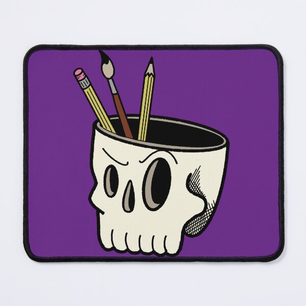 Item preview, Artist Skull print designed and sold by Andy Maffo Makes Art.