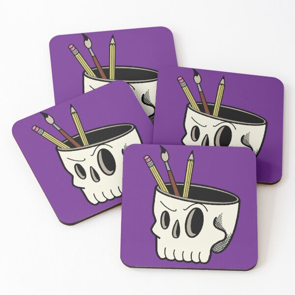 Item preview, Artist Skull print designed and sold by Andy Maffo Makes Art.