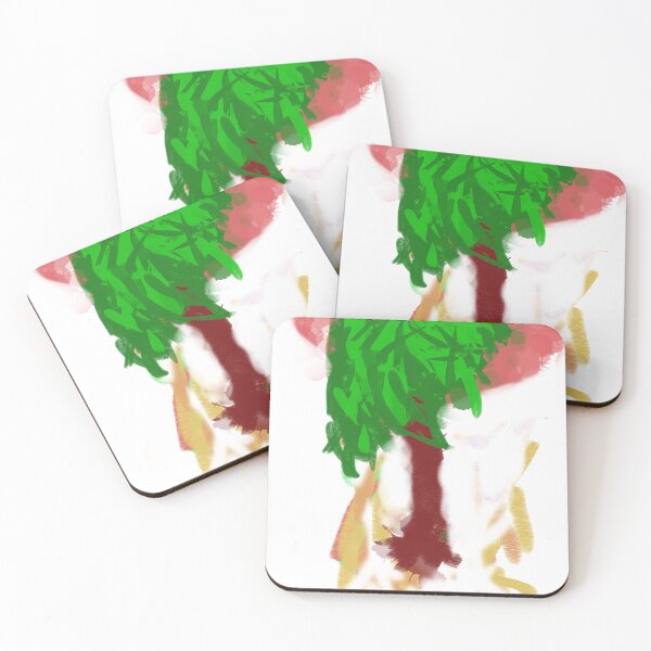 Item preview, Abstract Graffiti Palm Tree - Red Aura Neon Doodle designed and sold by PixelAlps.