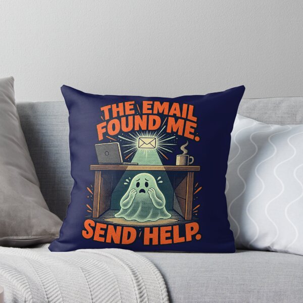 Item preview, The Email Found Me Send Help – Funny Office Humor Ghost designed and sold by SVox.