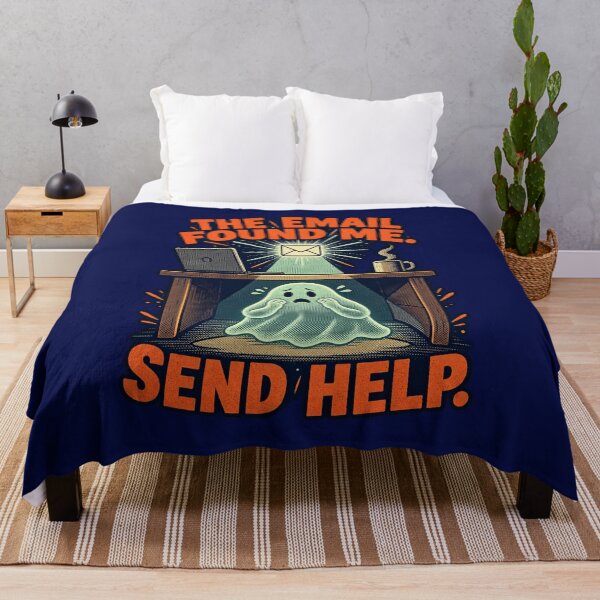 Item preview, The Email Found Me Send Help – Funny Office Humor Ghost designed and sold by SVox.