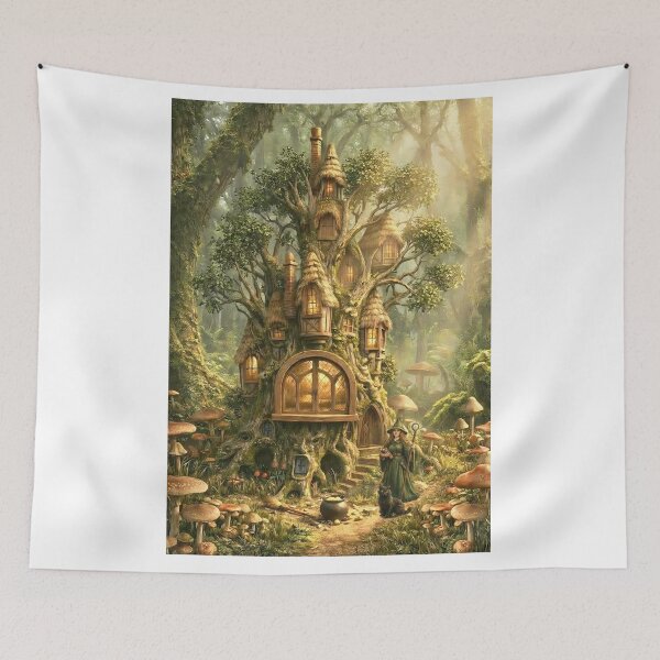Item preview, The enchanted witches home. designed and sold by Jonsmartdesigns.
