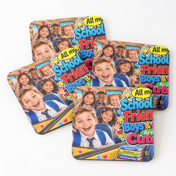 Artikelvorschau, All My School Bus Friends — Boys & Girls Are Cute! entworfen und verkauft von New Wave Artworks & Odds &Ends.