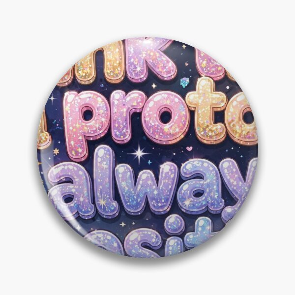 Item preview, always positive designed and sold by Bakeneko Wonders.