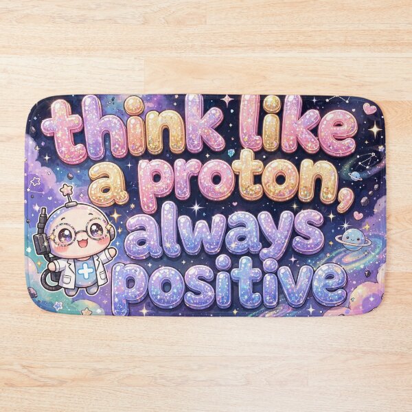Item preview, always positive designed and sold by Bakeneko Wonders.