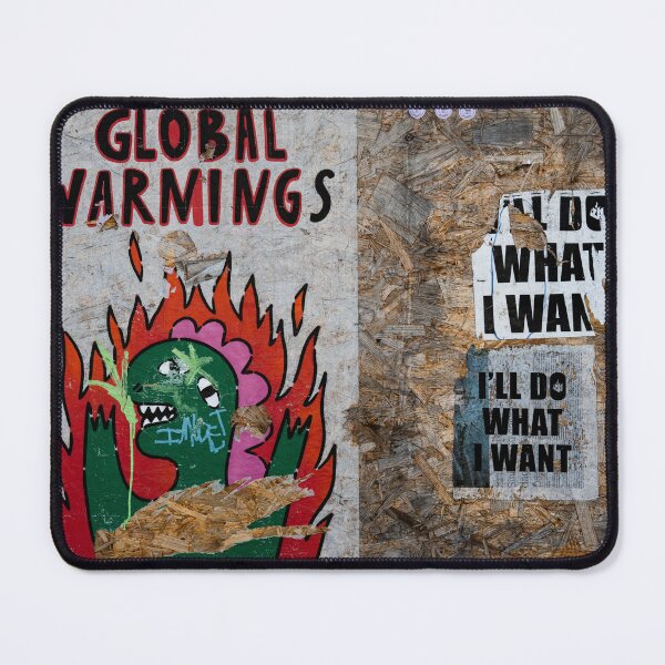 Item preview, Global Warnings on the Wall designed and sold by BadWolfStudios.