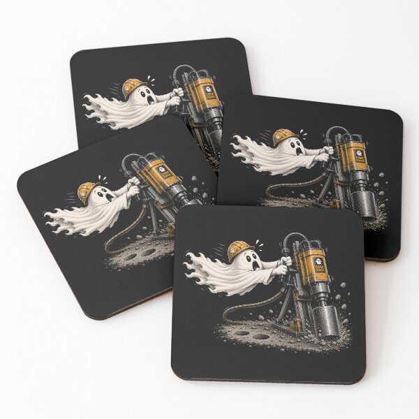 Item preview, Core Drilling Ghost Concrete Driller Humor designed and sold by Meandmyshop.
