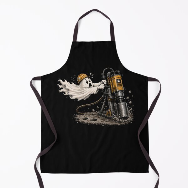Item preview, Core Drilling Ghost Concrete Driller Humor designed and sold by Meandmyshop.