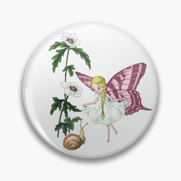 Item preview, August 3rd birthday flower Hibiscus trionum Fairy designed and sold by 366birthflower.