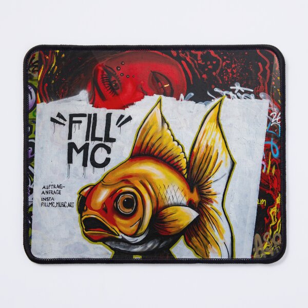 Item preview, Golden Fish Street Art in Vienna designed and sold by BadWolfStudios.