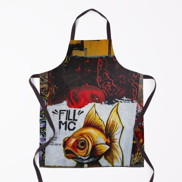 Item preview, Golden Fish Street Art in Vienna designed and sold by BadWolfStudios.
