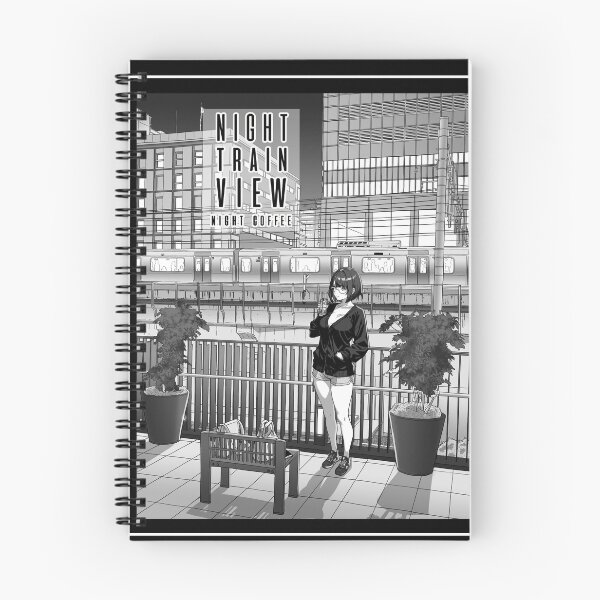 Item preview, Night Train View - Night Coffee designed and sold by WolfEn Art.