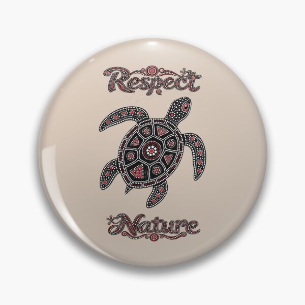 Item preview, Respect Nature  turtle designed and sold by angoma.