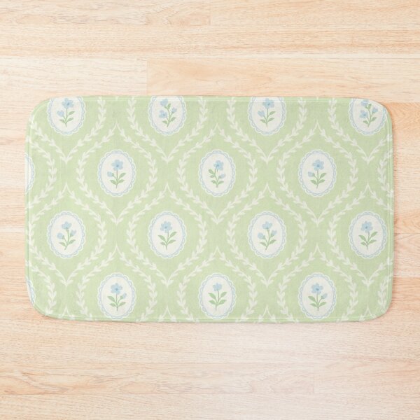 Item preview, Vintage Sage Green Floral Medallion Pattern designed and sold by SimplebutSweet.