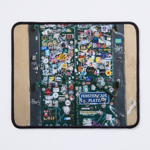 Item preview, Sticker-Covered Door in Vienna designed and sold by BadWolfStudios.