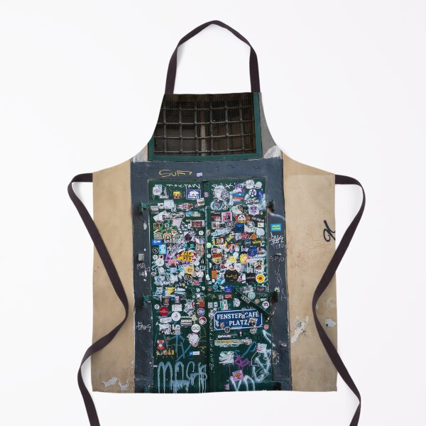 Item preview, Sticker-Covered Door in Vienna designed and sold by BadWolfStudios.