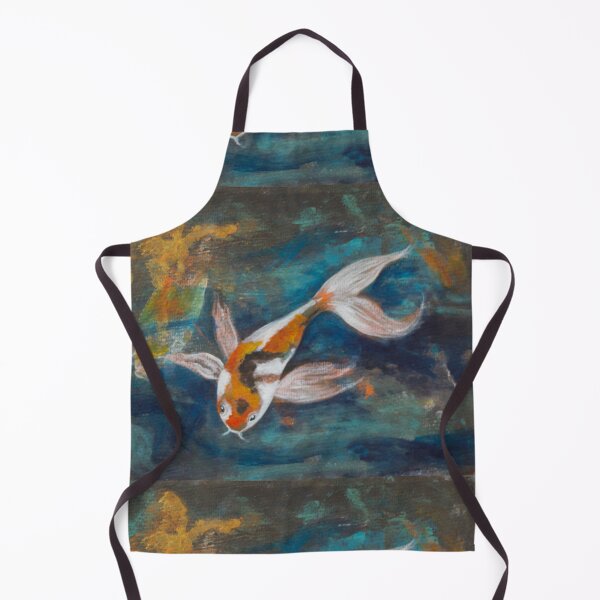 Item preview, Coy Carp artwork acrylic and Pastel designed and sold by BenitaJayne.