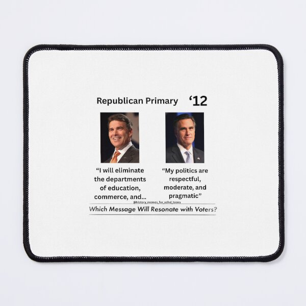Item preview, Rick Perry vs Mitt Romney designed and sold by history-memes.