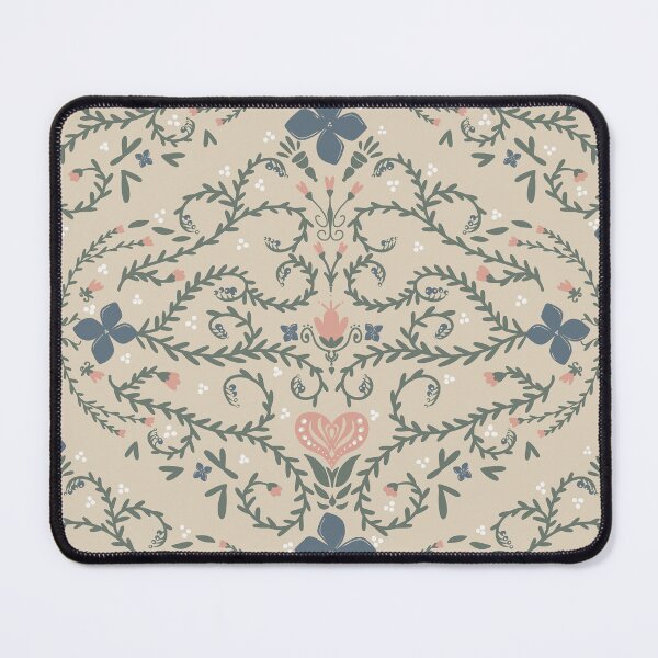 Item preview, Hydrangeas in Bloom - Damask Vines designed and sold by HumanariumArt.